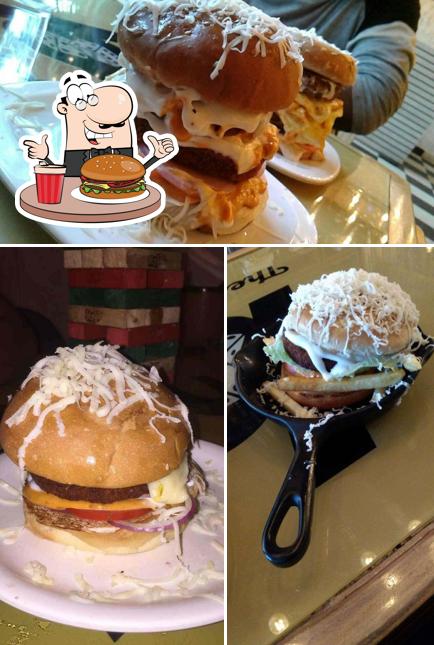 Get a burger at The BoardRoom Cafe