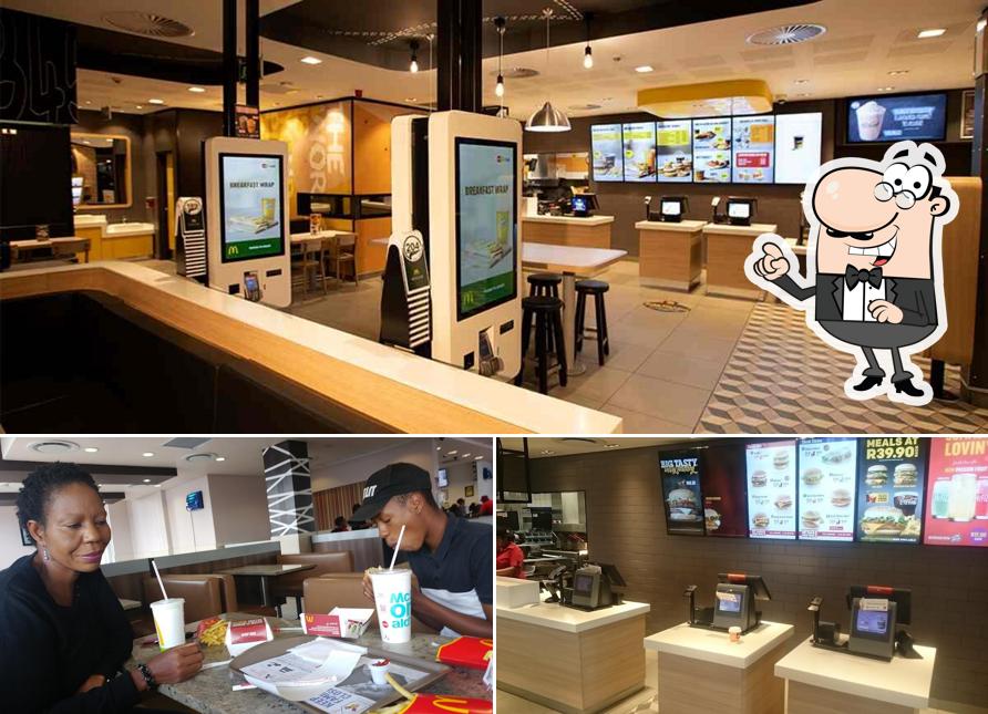 El interior de McDonald's Norkem Park Drive-Thru