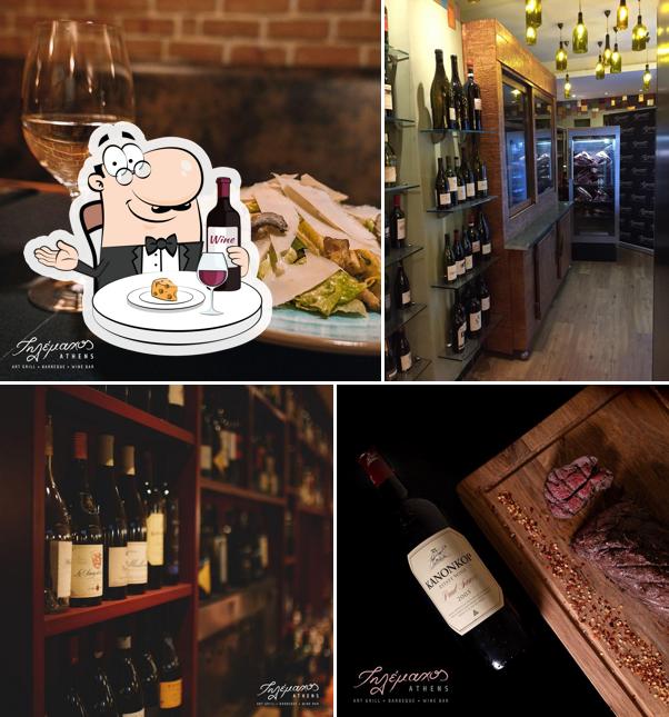 Disfruta de un vino en Telemachos Athens - Awarded meat & wine restaurant