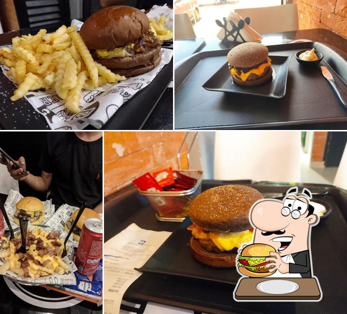Experimente um dos hambúrgueres disponíveis no Seleto Burger