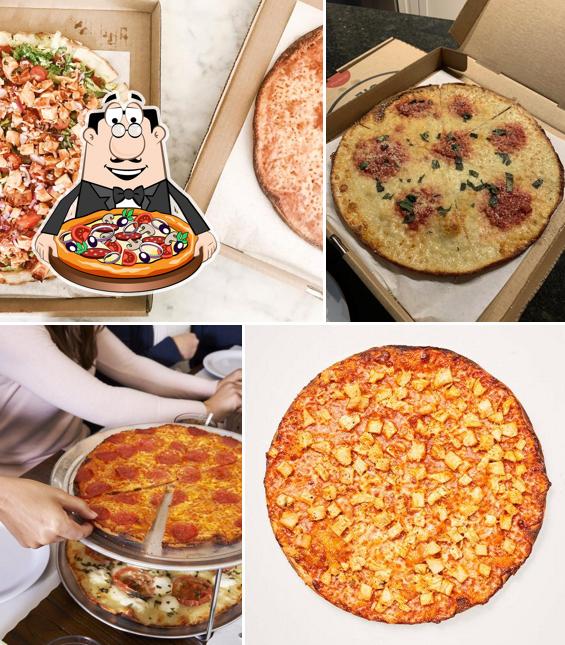 Pick various kinds of pizza