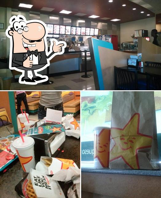 See this picture of Carl's Jr Triana