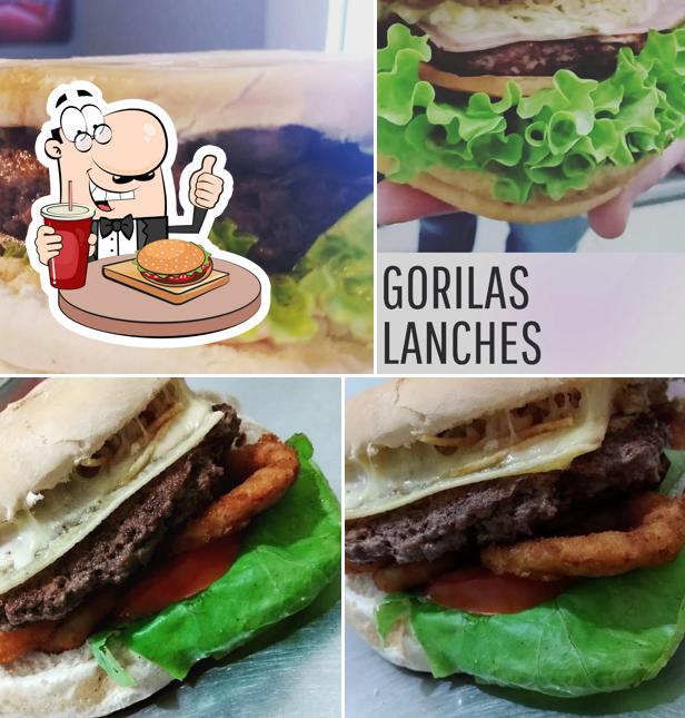 Os hambúrgueres do Gorilas Lanches irão satisfazer uma variedade de gostos