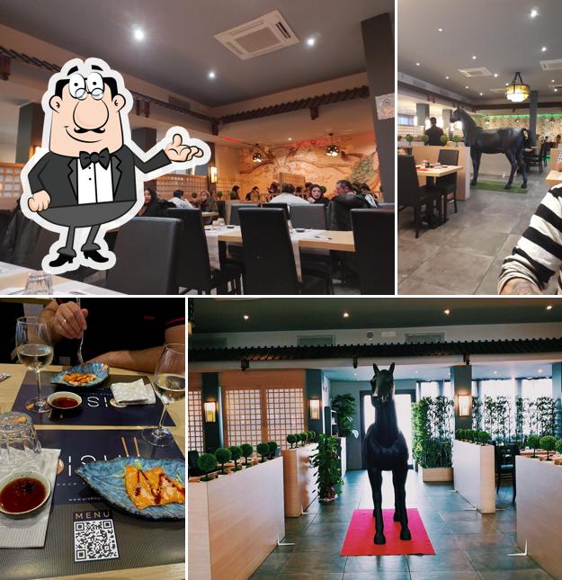 Gli interni di Oishii Sushi Genova Pegli