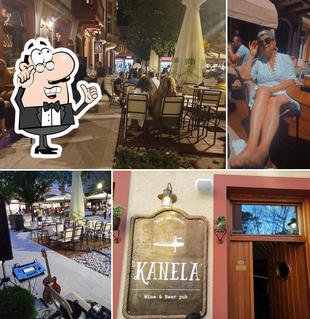 Gli interni di KANELA, Wine & beer pub