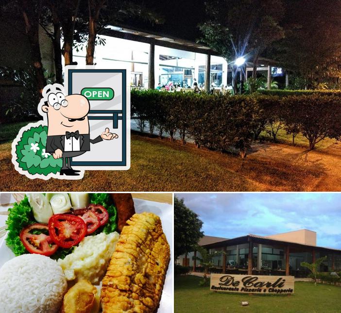 A foto do De Carli’s exterior e comida