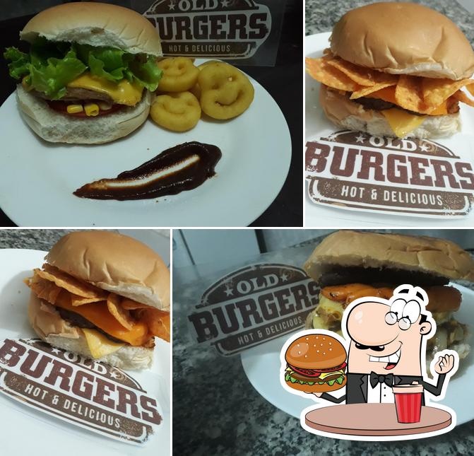 Peça um hambúrguer no Old Burgers