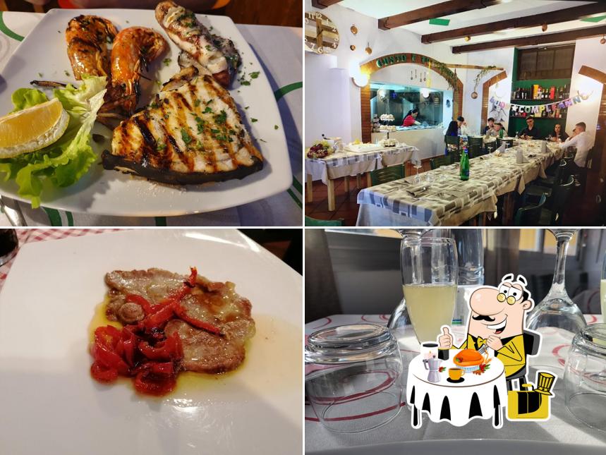 Platti al Trattoria 'ngopp Addu Me