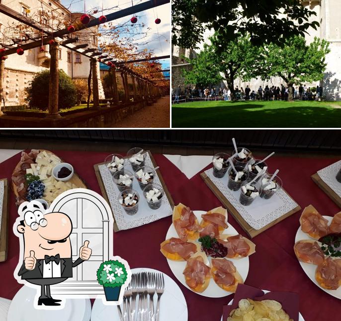 Questa è la immagine che presenta la esterno e cibo di BarONE al Castello - Trento