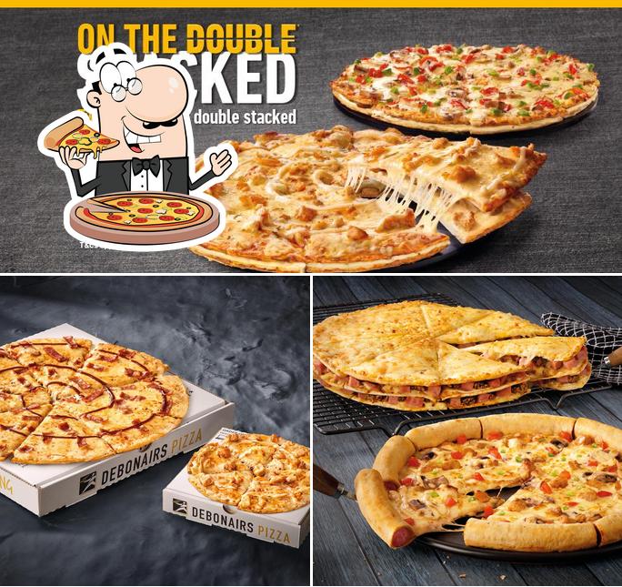 Get pizza at Debonairs Pizza