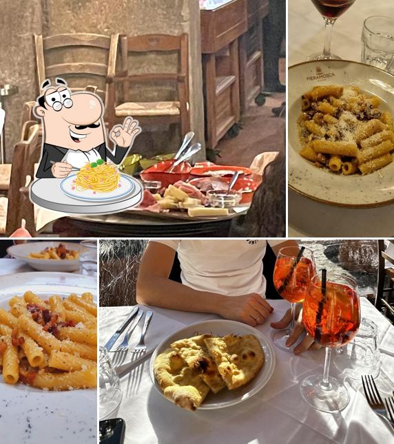 Spaghetti alla carbonara al Fieramosca Roma