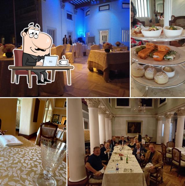 Check out how Gol Banglow Unique Dining - Taj Falaknuma looks inside