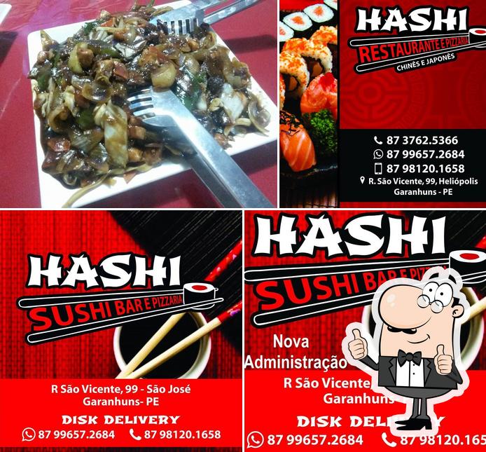 Here's a pic of Hashi Restaurante Chinês e Japonês