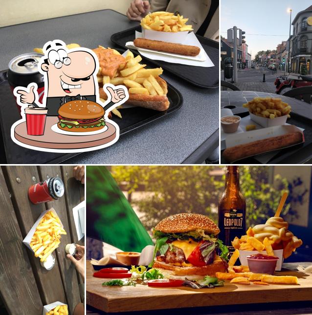 Hamburger à Friterie chez Eugène