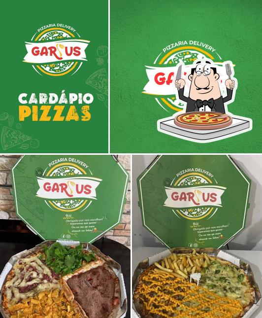 Experimente pizza no Garfus Pizzaria