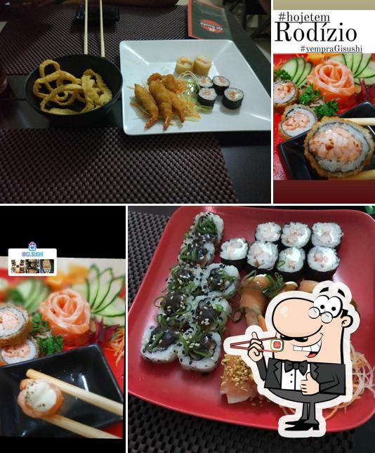 Prove diferentes opções de sushi