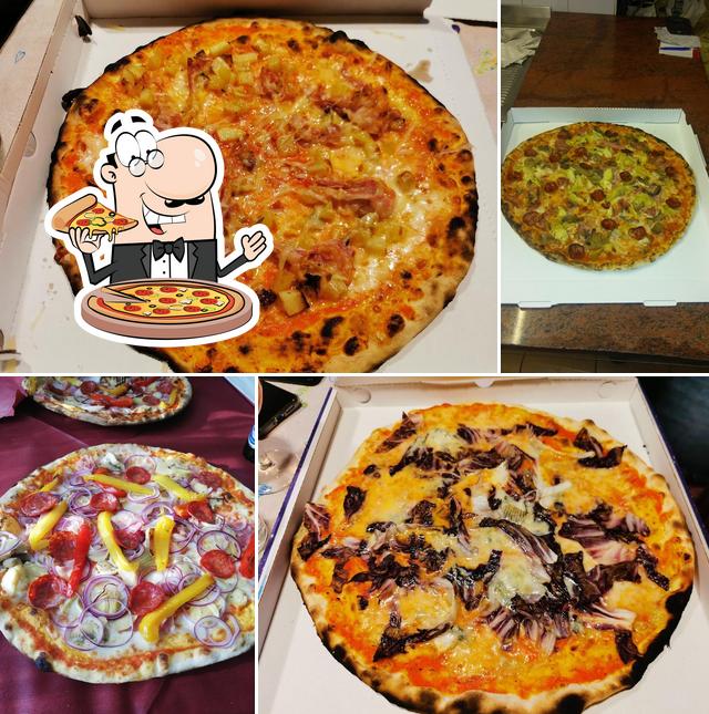 Choisissez des pizzas à Trattoria Pizzeria da Crispi