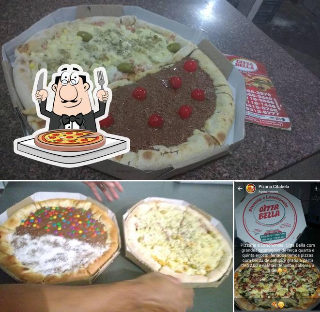 Consiga diferentes variedades de pizza