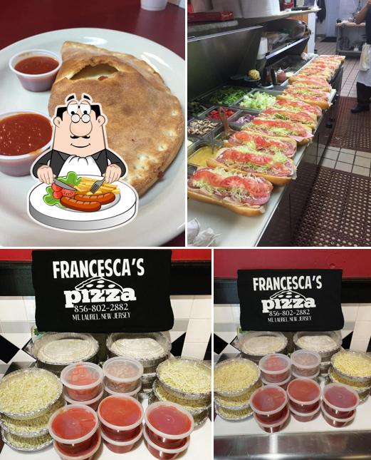 Francesca's Pizza PastaGrill in Mount Laurel Restaurant menu and reviews