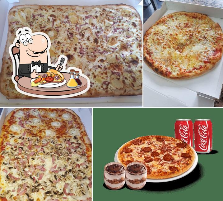 Prenez différents types de pizzas