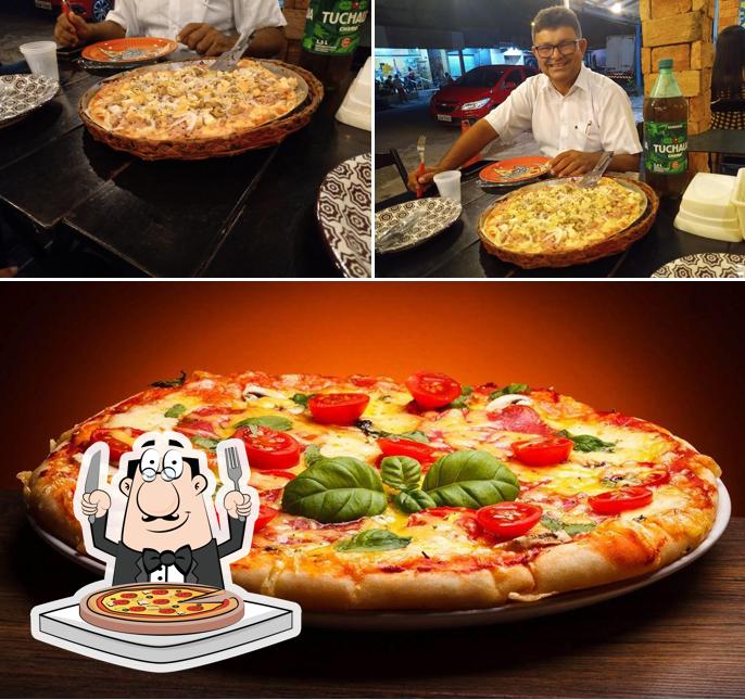 Peça diferentes tipos de pizza