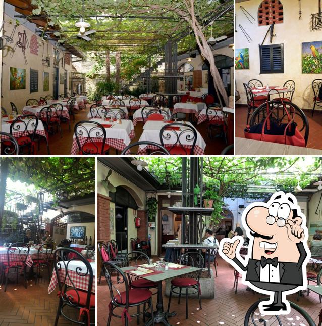 Gli interni di Taverna del Pappagallo Ristorante e Pizzeria