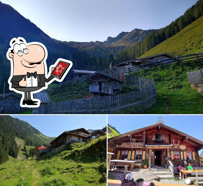 Наслаждайтесь видом , который открывается из "Alpengasthaus Alpenrose"