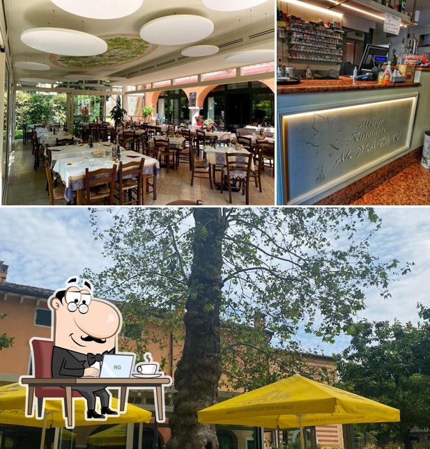 Questa è la immagine che mostra la interni e esterno di Ristorante Al Platano