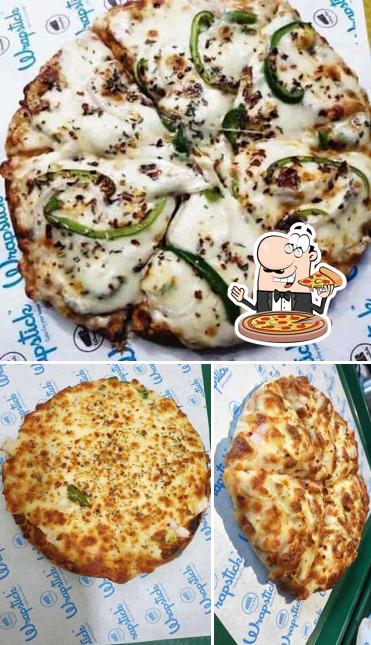 Get pizza at Wrapstick Foods Indore