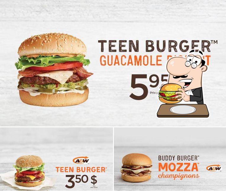 Faites-vous plaisir avec un hamburger à A&W Canada