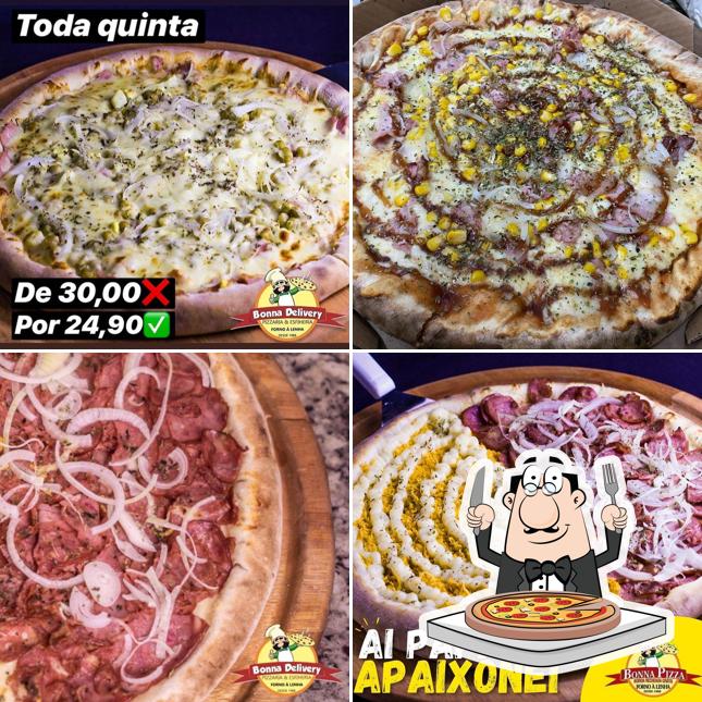 No Bonna Pizza, você pode provar pizza