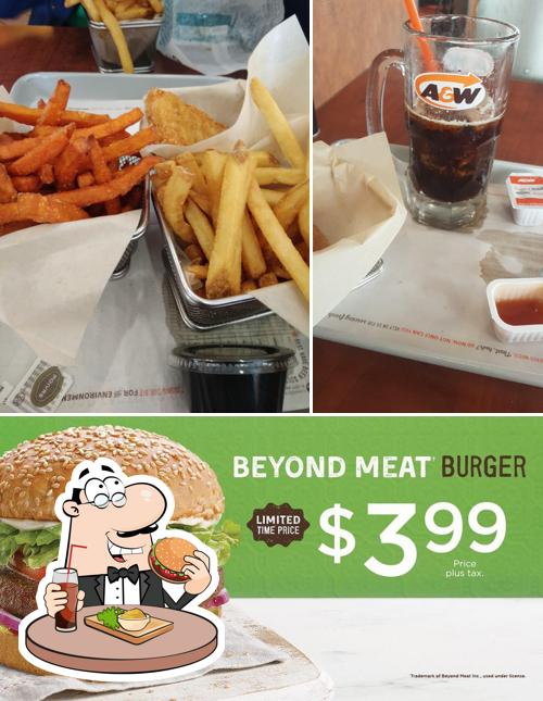 Hamburger à A&W Canada