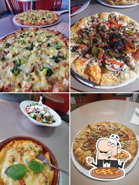 A Pizza Garten Hanover, vous pouvez profiter des pizzas