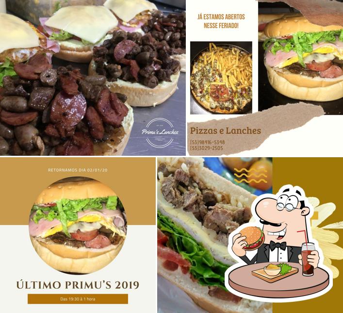 Os hambúrgueres do Primu's Lanches irão saciar diferentes gostos
