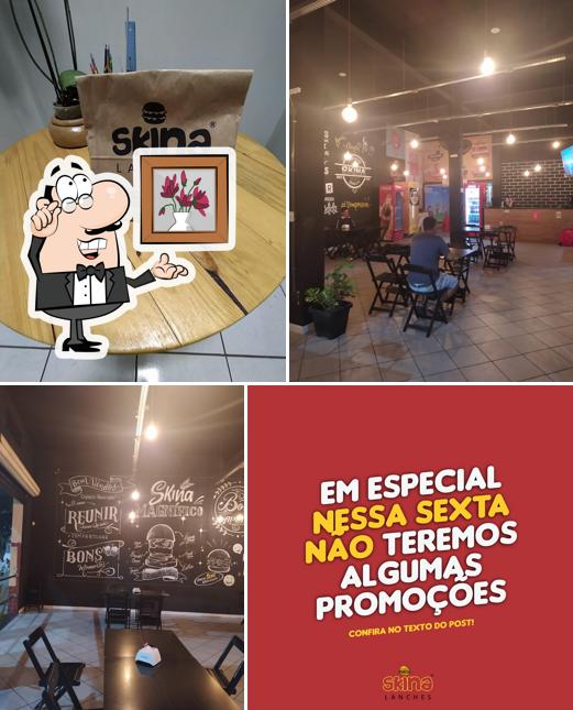 Veja imagens do interior do Skina Lanches & Chicken