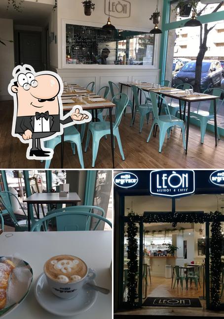 Dai un'occhiata agli interni di León bistrot & caffè