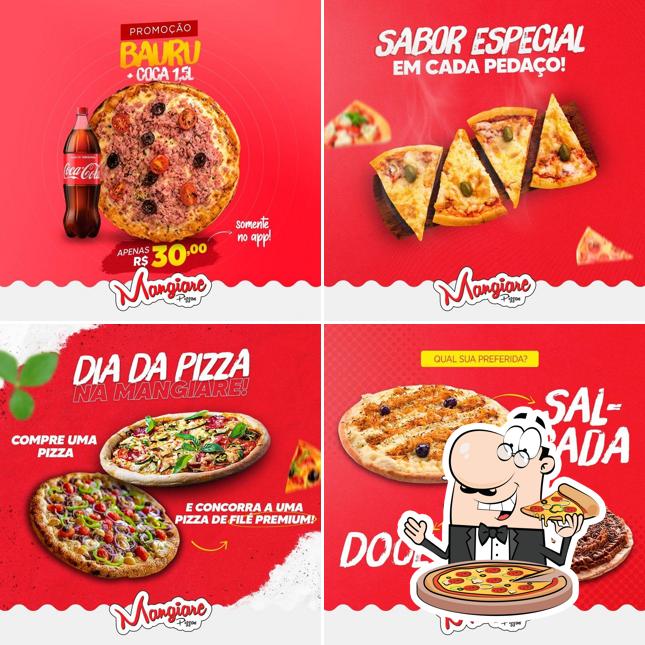 Peça pizza no Mangiare