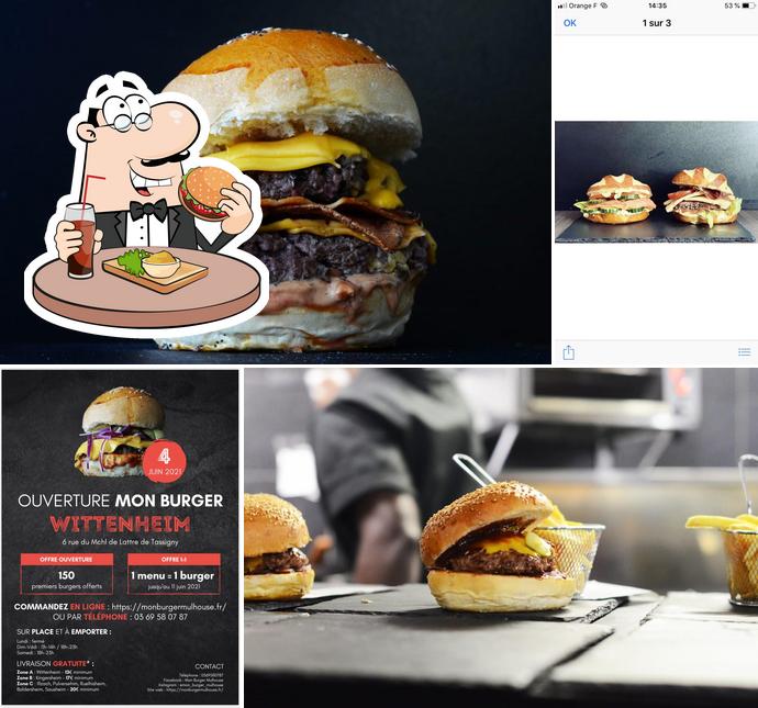 Faites-vous plaisir avec un hamburger à Mon Burger Wittenheim