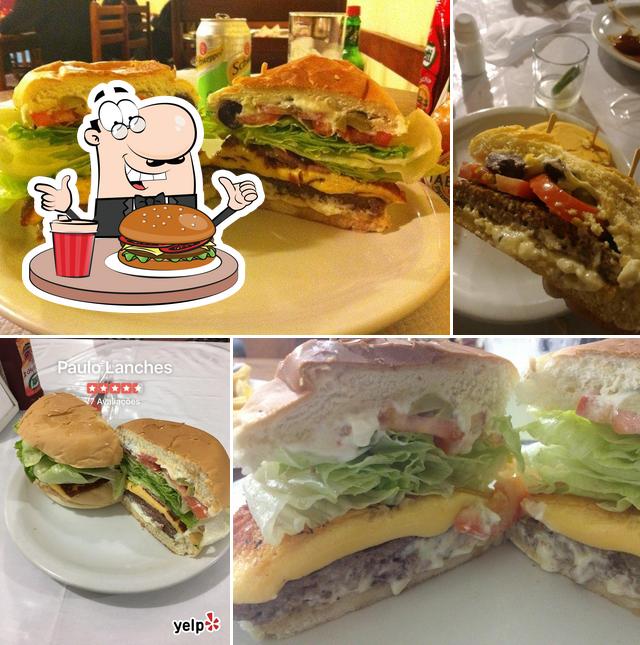 Experimente um hambúrguer no Paulo Lanches