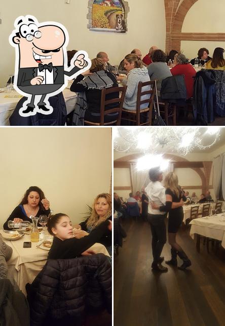 Gli interni di Ristorante Poggio all'Aglione