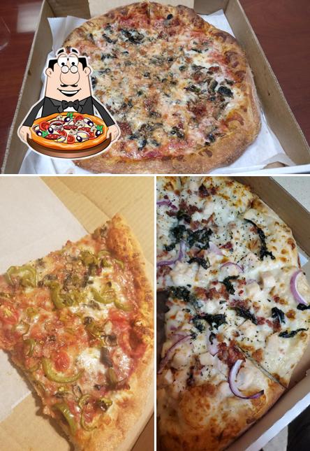 Pick pizza at Goodfellas Pizza