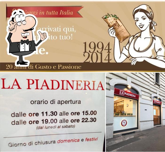 Gli interni di La Piadineria