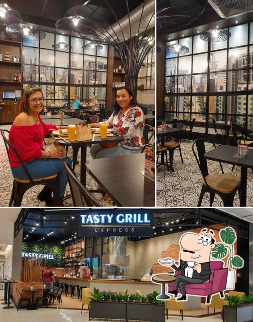 O interior do Tasty Grill Express Shopping Pátio Paulista