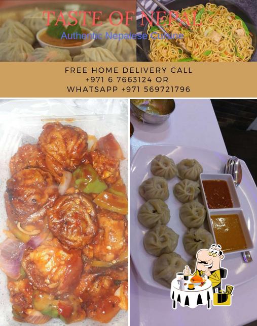 Food at MoMo World(Authentic taste of Himalayas)