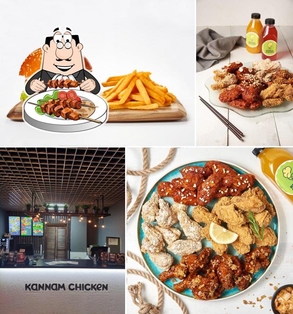 Еда в "Kannam Chicken"