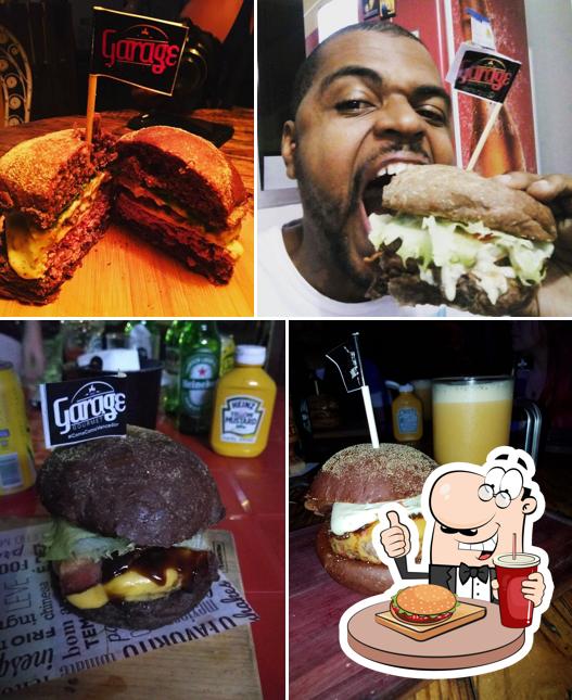 Hambúrguer em Garage Gourmet