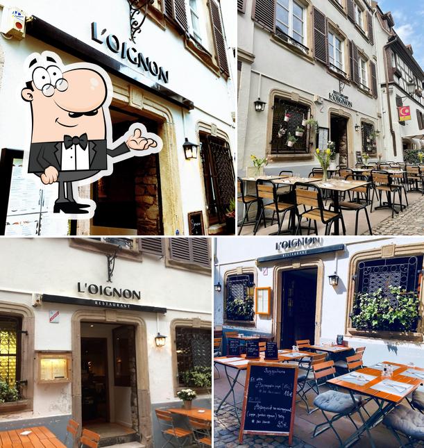 Installez-vous à l'une des tables de Restaurant L'Oignon | Strasbourg Petite France