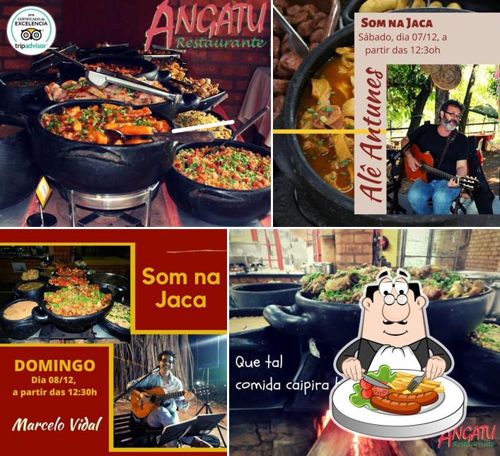 Comida em Restaurante Angatu