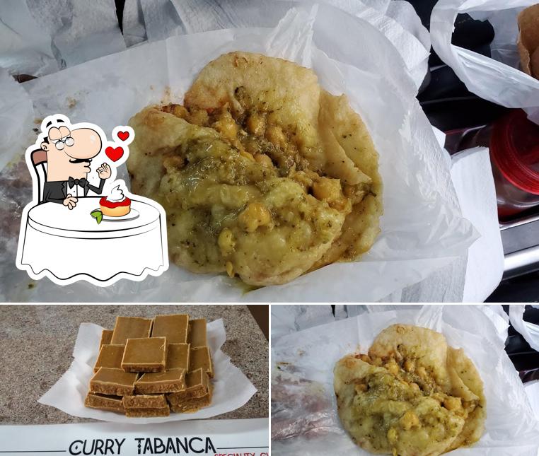 Curry Tabanca provides a selection of desserts