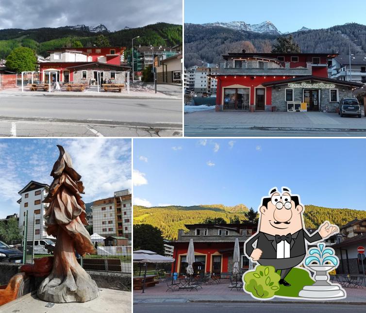 Gli esterni di Ristoro Tipico dal Duménac
